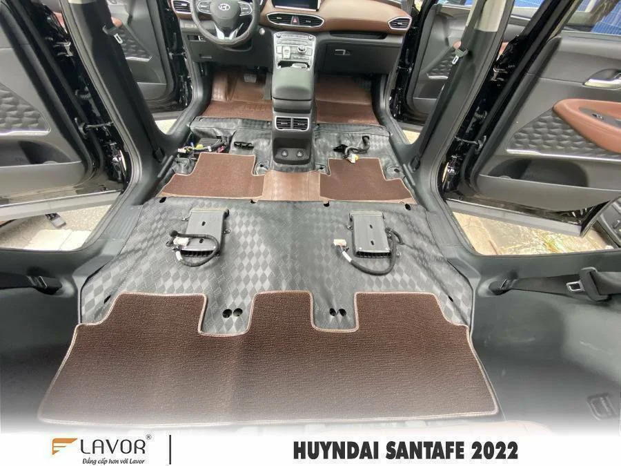 SÀN – THẢM HYUNDAI SANTAFE 2022 - Ảnh 5