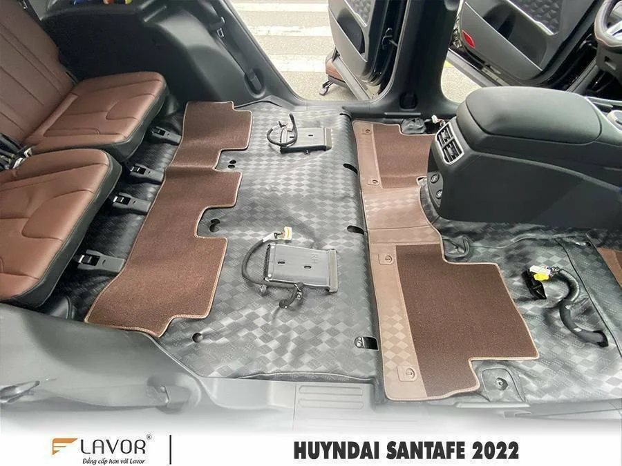 SÀN – THẢM HYUNDAI SANTAFE 2022 - Ảnh 4