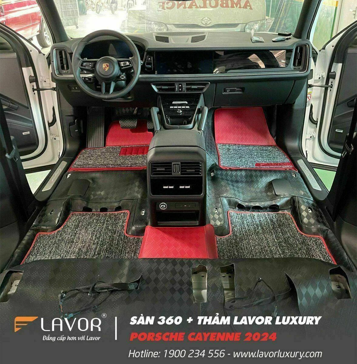 SÀN – THẢM PORSCHE CAYENNE 2024 - Ảnh 4
