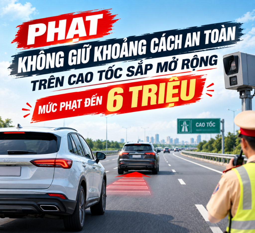 Phạt Không Giữ Khoảng Cách An Toàn Trên Cao Tốc