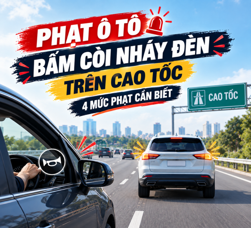 Bấm Còi Trên Cao Tốc, Nháy Đèn Thúc Xe Trước