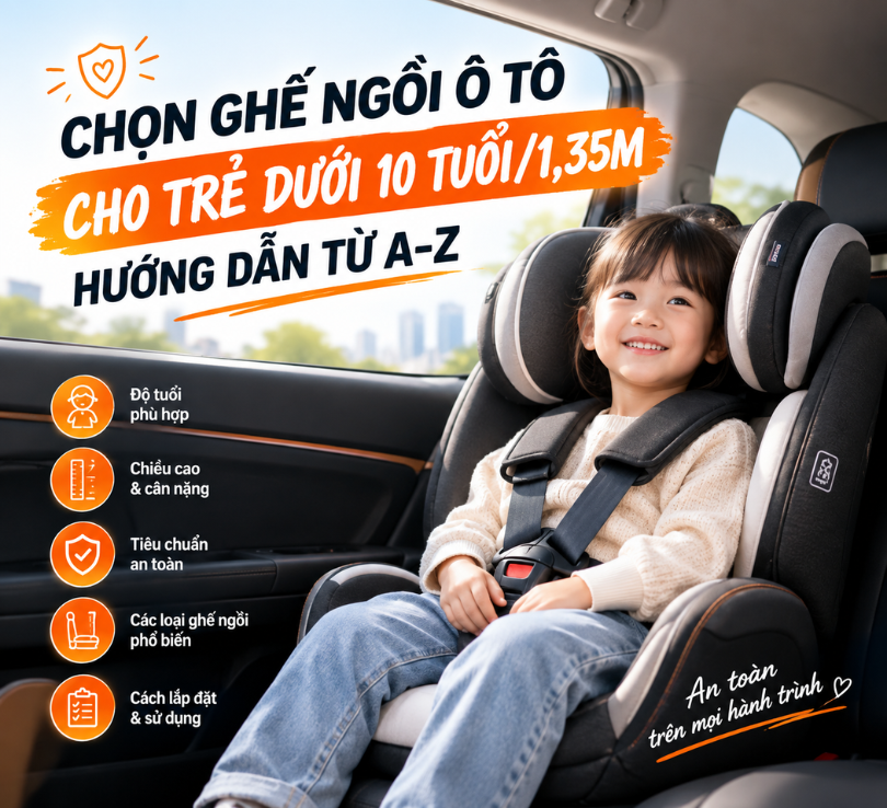 huong dan chon ghe tre em tren o to